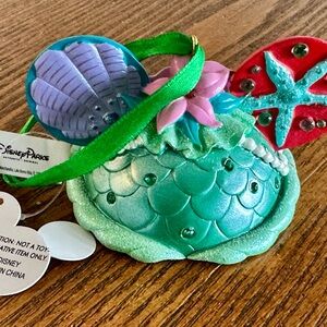 Disney Parks The Little Mermaid Ariel Micky Ear hat ornament